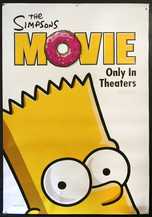 a poster with cartoon character
