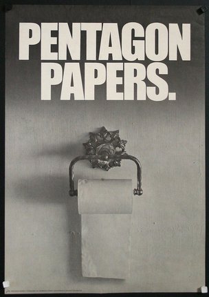 a poster of a toilet paper roll