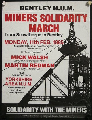 a poster for a mining event