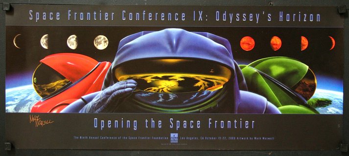 a poster of a space conference