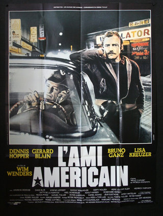 a movie poster of two men in a car