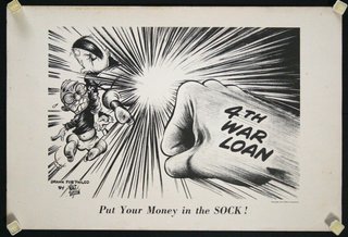 a black and white poster of a cartoon