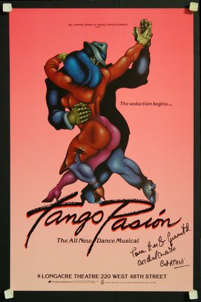 a poster with a couple of dancers dancing