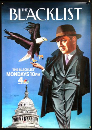 a poster of a man and a bird