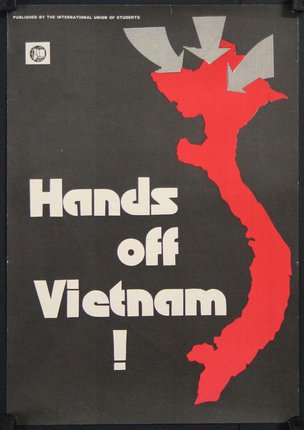 a poster with a map and text
