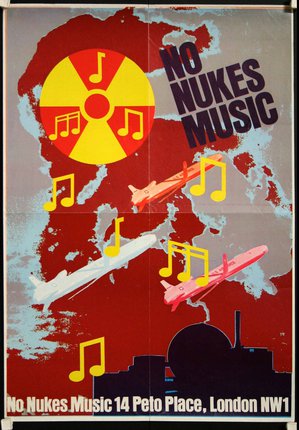 a poster with planes and notes