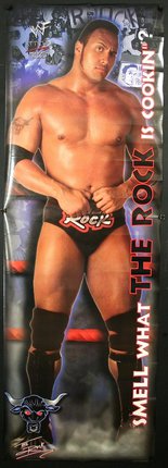 a poster of a man in a wrestling pose
