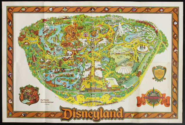 a map of a theme park