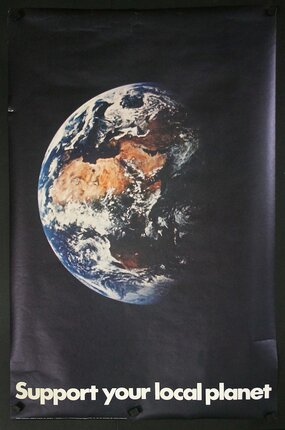 a poster of the earth