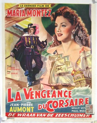a movie poster with a woman and a man on the ship