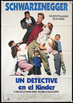 a movie poster of a man holding children