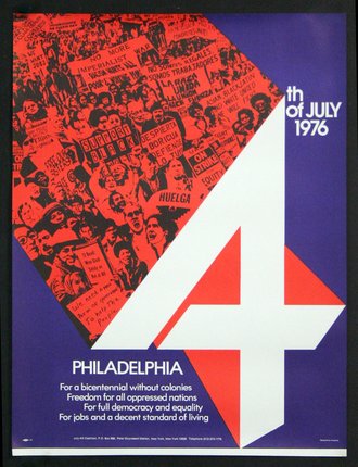 a poster with a number and a number of people