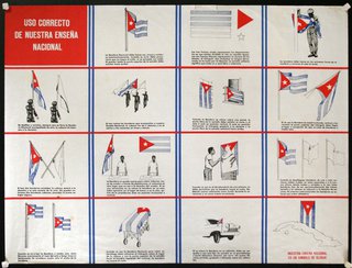 a poster with pictures of flags