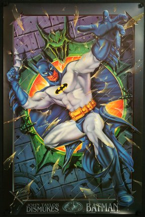 a framed poster of a superhero