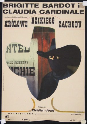 a poster with a person in a hat