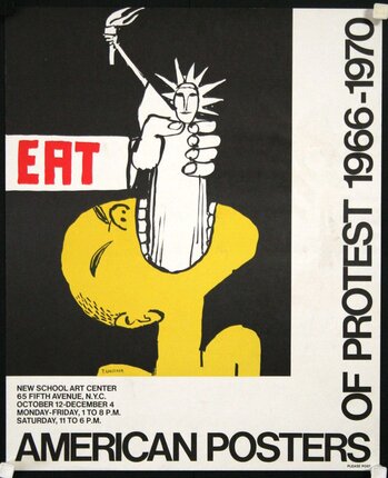 a poster of a protest