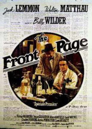 a newspaper cover with a couple of men