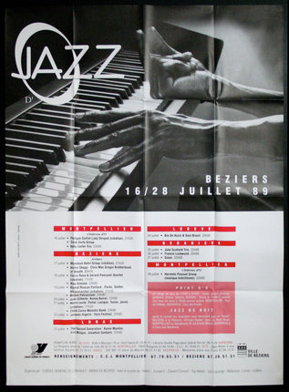 a poster of a jazz concert