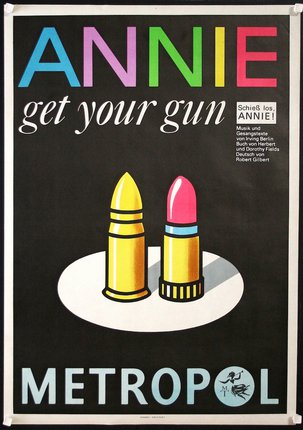 a poster of two bullets