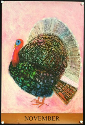 a painting of a turkey