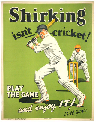 a poster of a cricket player
