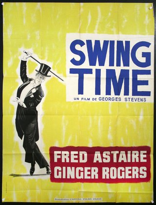 a poster of a man dancing