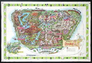 a map of a disneyland theme park