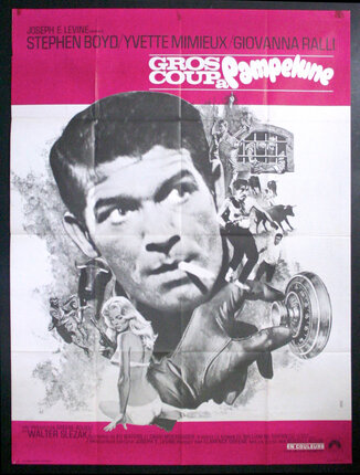 a movie poster of a man smoking a cigarette