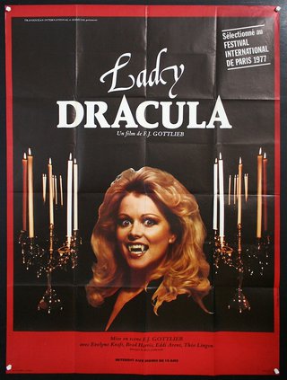 a poster of a woman vampire
