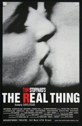 a movie poster with a man kissing his face