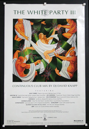 a poster of a man in a white robe
