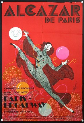 a poster of a circus performer