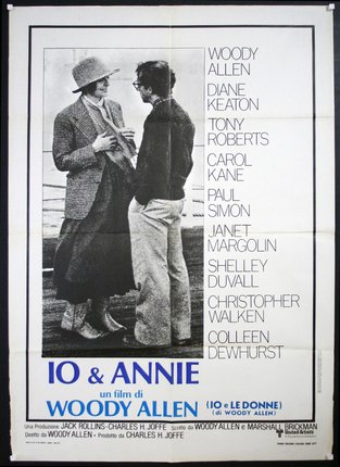 a movie poster of two people talking