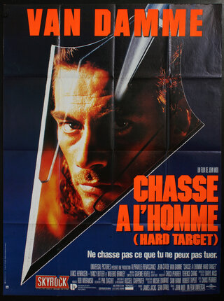 a movie poster with a man's face