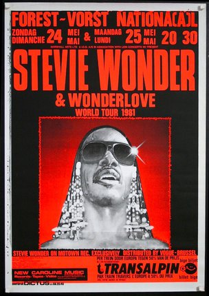 a poster of a man wearing sunglasses