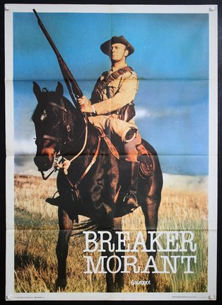 a poster of a man on a horse