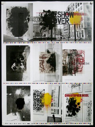 a poster with multiple images of artwork