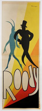a poster with two people dancing