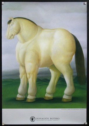 a horse with a large body