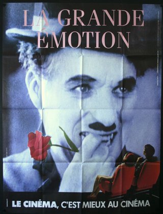 a movie poster of a man with a mustache