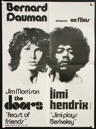 a poster of the doors and the doors of rock band