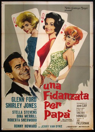 a movie poster of a man and women