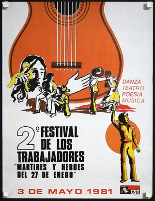 a poster of a music festival