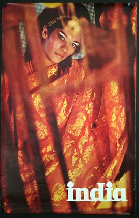 a woman in a red and yellow robe