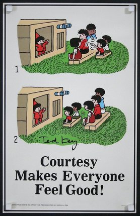 a poster of a cartoon of children