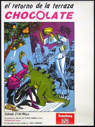a poster of a chocolate bar
