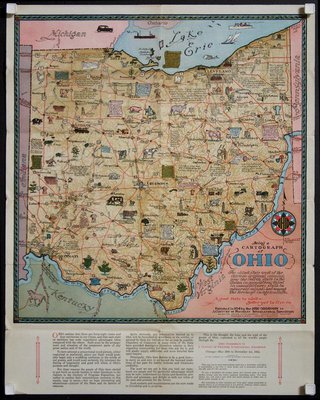 a map of the state of ohio
