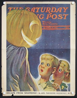 a poster of a halloween cover
