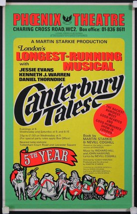 a poster for a musical