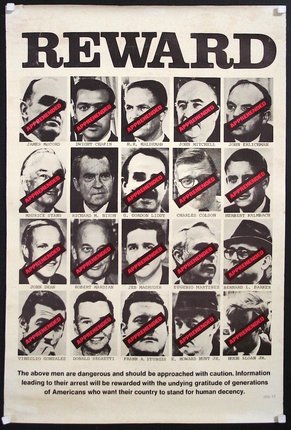 a poster with a group of men's faces